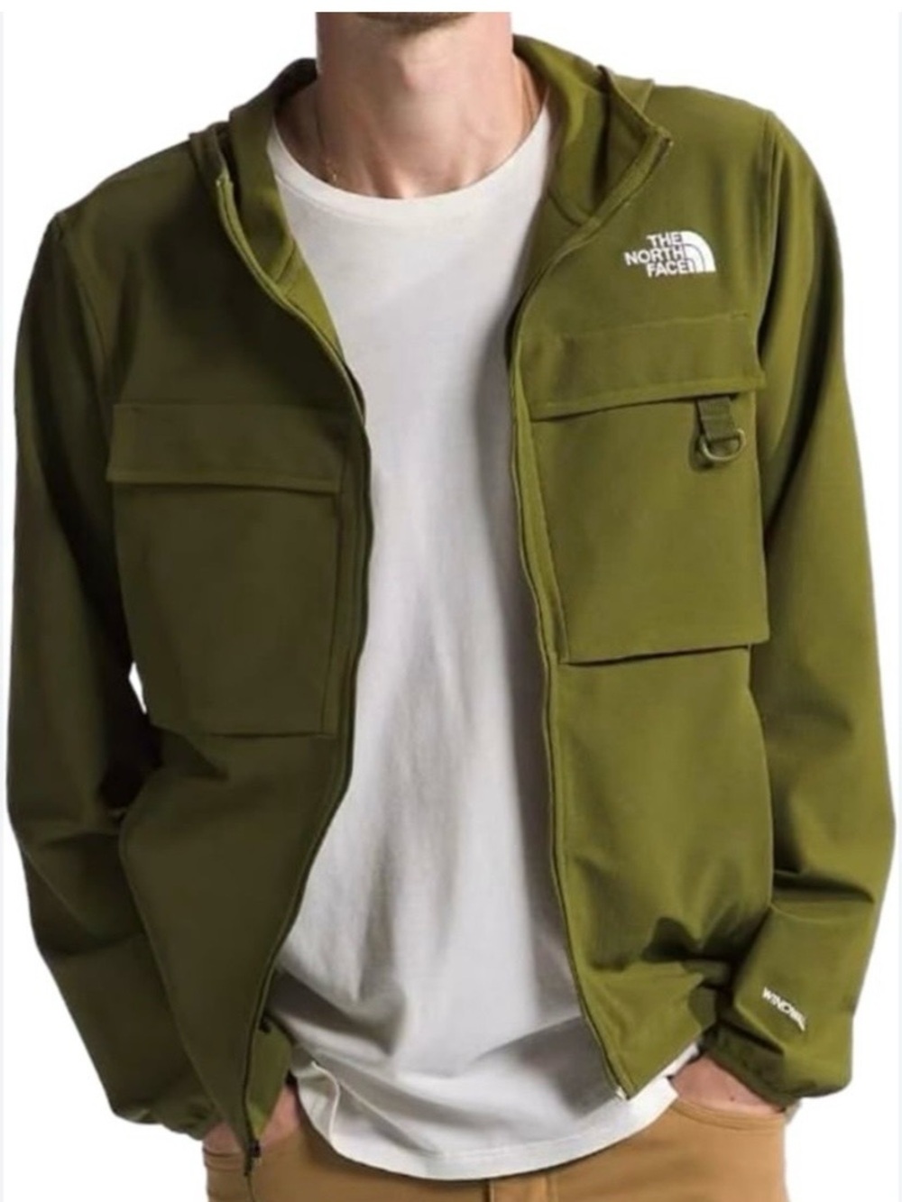 The North Face Men’s Willow Stretch WindWall Jacket Olive Green